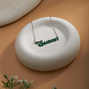 Kids Name Necklace, Dainty Colorful Name Necklace, Personalized Name Jewelry